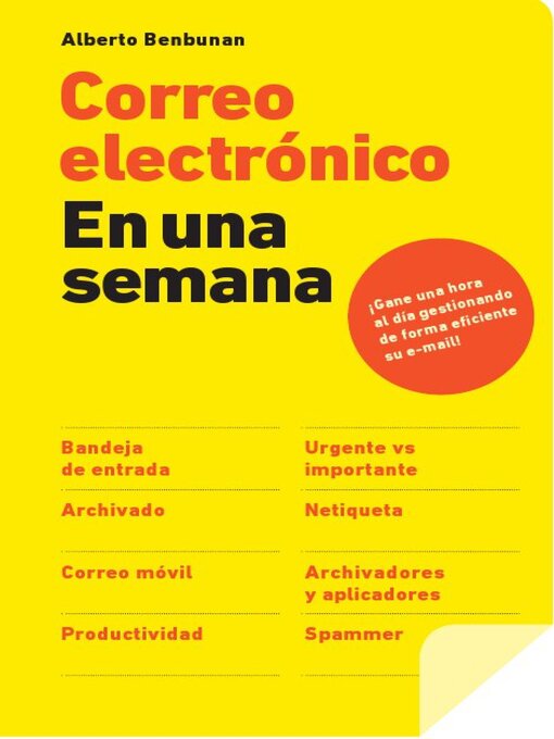 Title details for Correo electrónico en una semana by Alberto Benbunan - Available